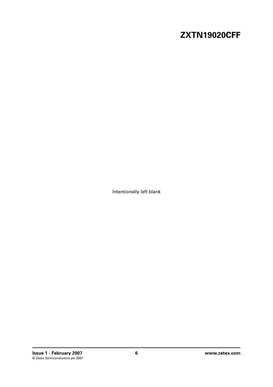 Diodes ZXTN19020CFF User Manual | Page 6 / 8