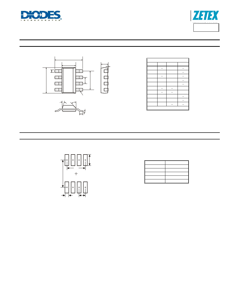 Zdt6790, Package outline dimensions, Suggested pad layout | Diodes ZDT6790 User Manual | Page 8 / 9