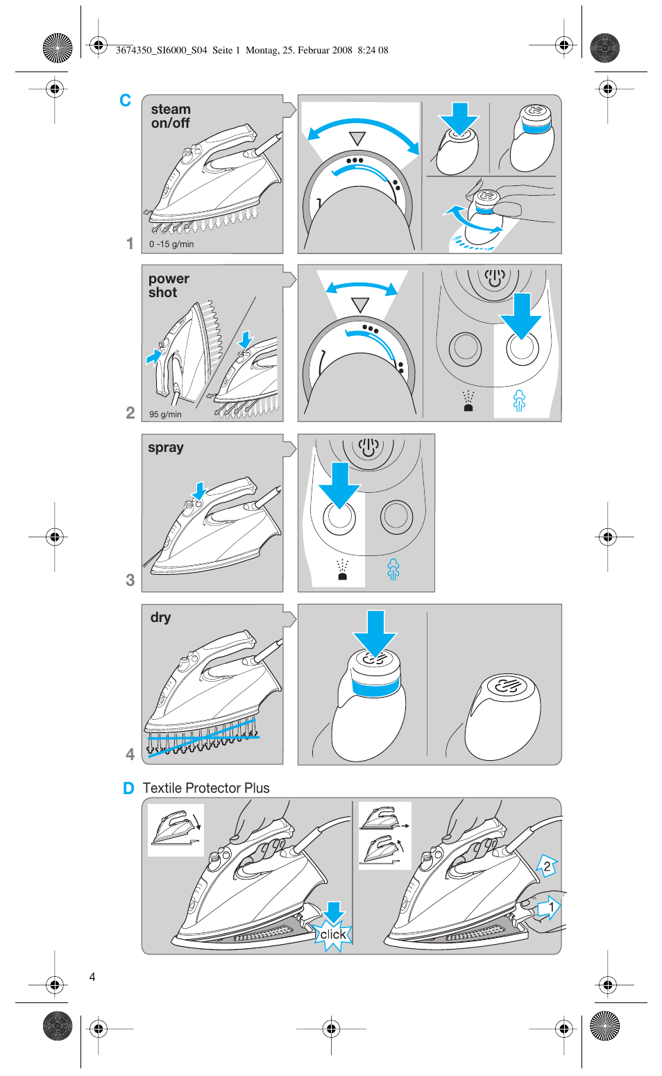 Cd 1 | Braun FreeStyle SI 6261 User Manual | Page 4 / 70