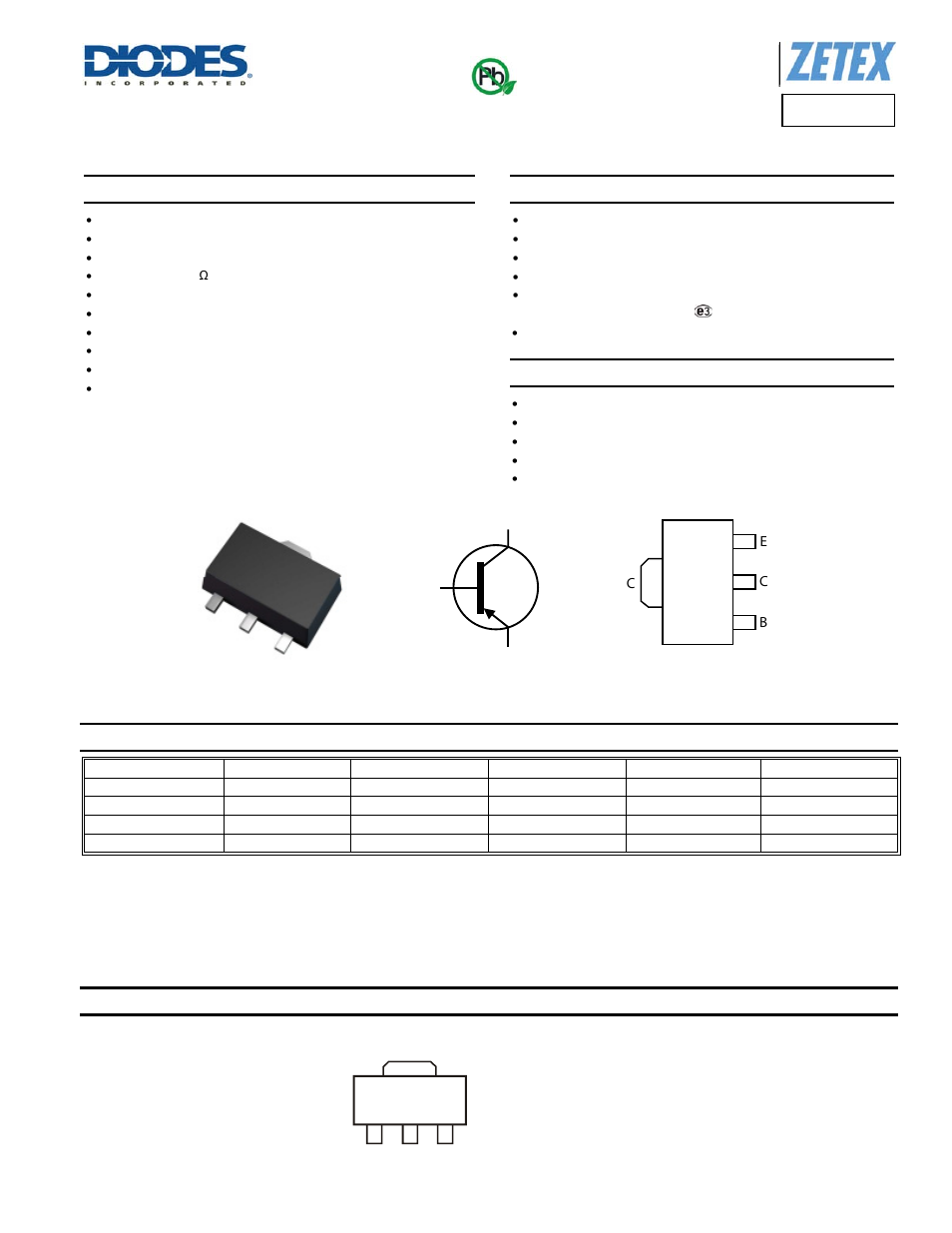 Diodes ZX5T3Z User Manual | 7 pages