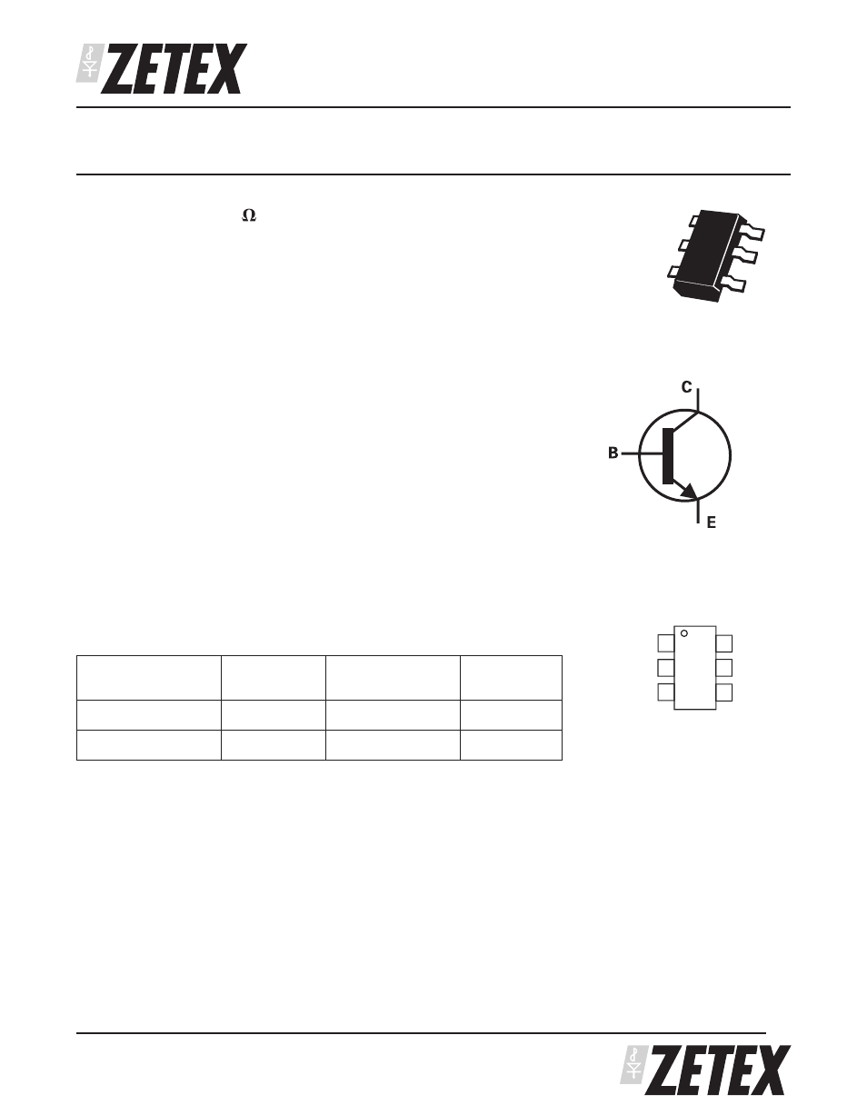 Diodes ZXT10N50DE6 User Manual | 6 pages