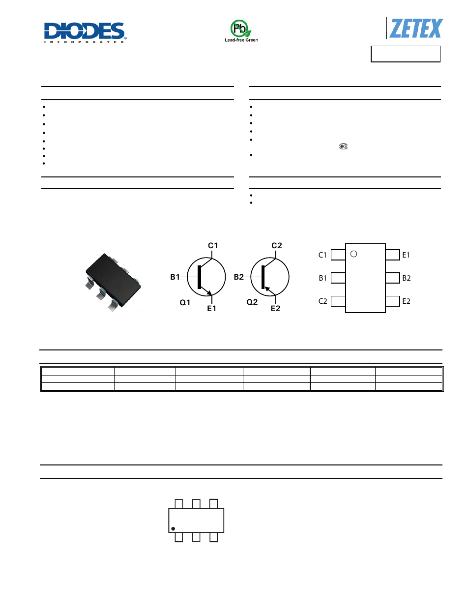 Diodes ZXTC2045E6 User Manual | 6 pages