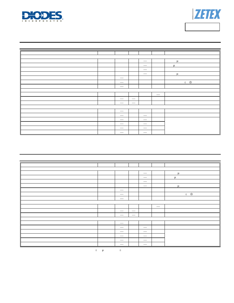 Electrical characteristics – q1 (npn transistor), Electrical characteristics – q2 (pnp transistor) | Diodes ZXTC2045E6 User Manual | Page 4 / 6