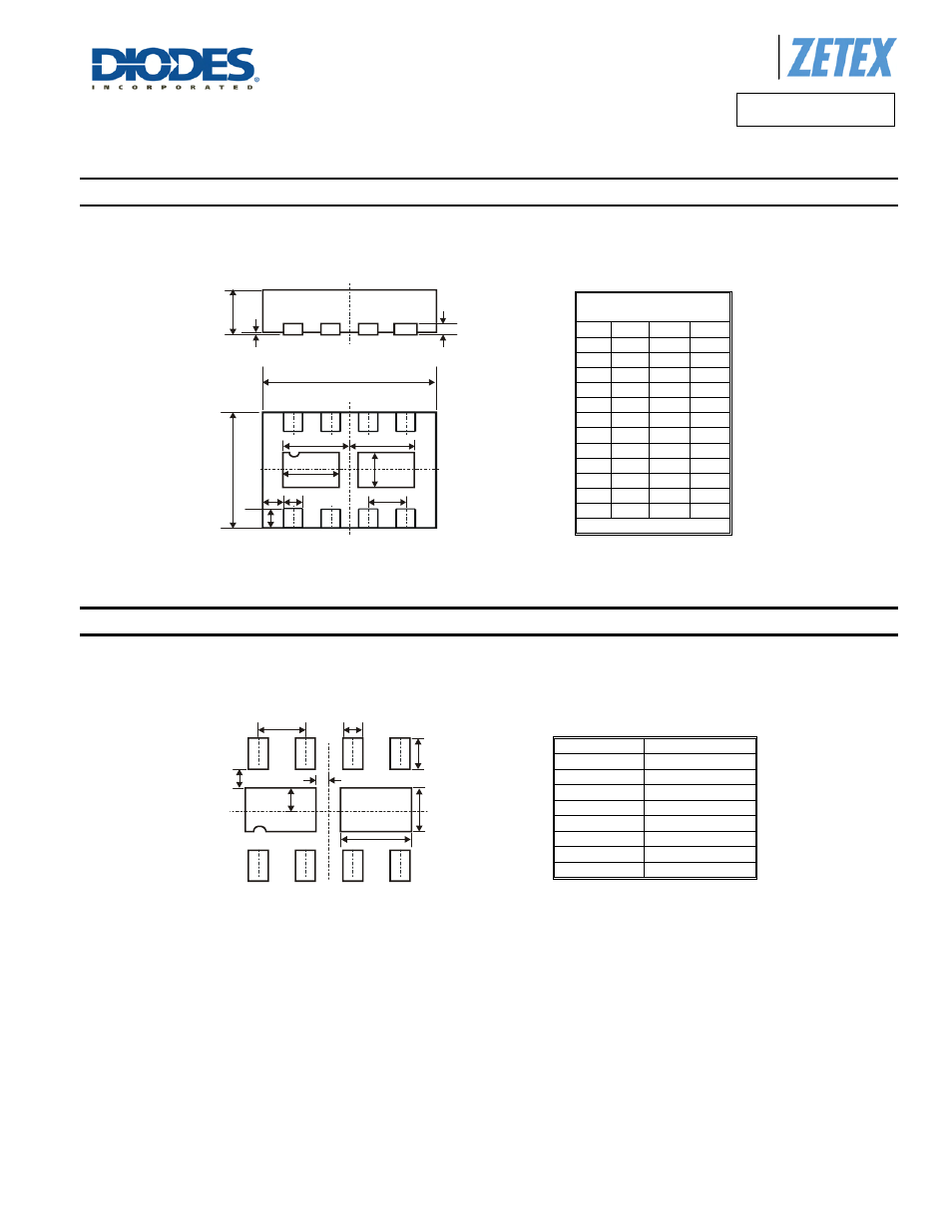 Zxtc4591amc, Package outline dimensions, Suggested pad layout | Diodes ZXTC4591AMC User Manual | Page 8 / 9