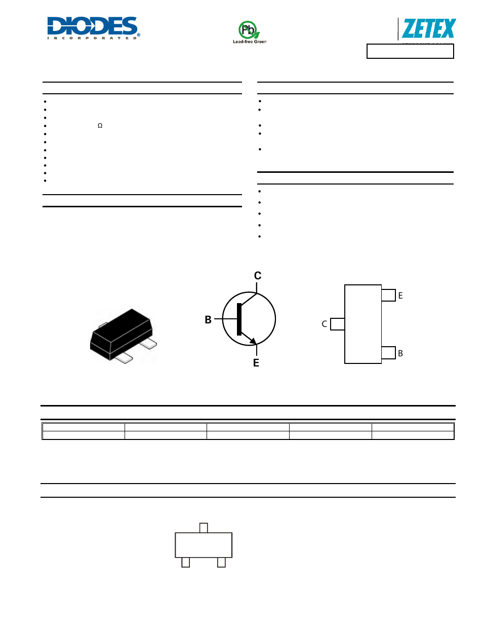 Diodes ZXTN07045EFF User Manual | 7 pages