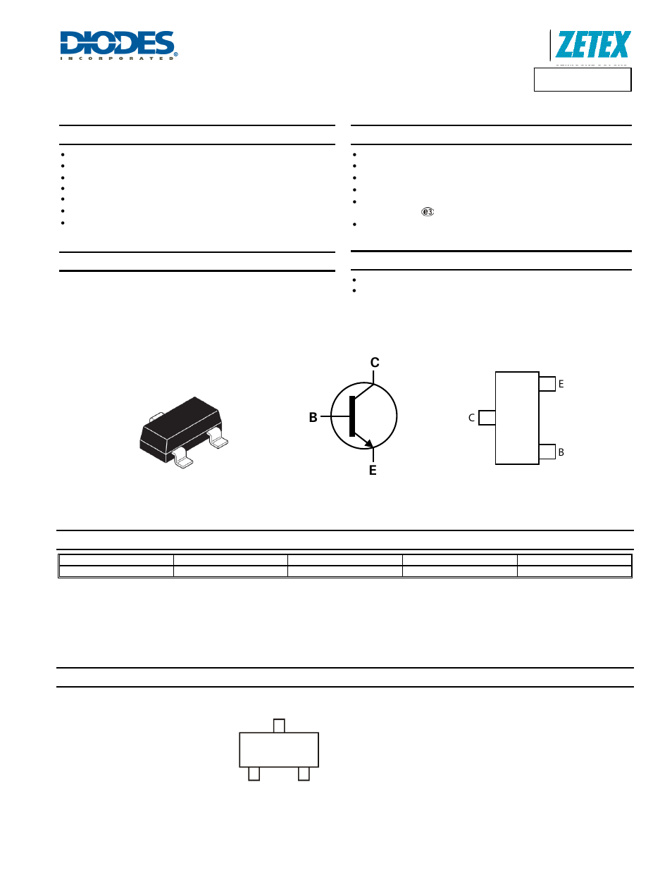 Diodes ZXTN2040F User Manual | 6 pages