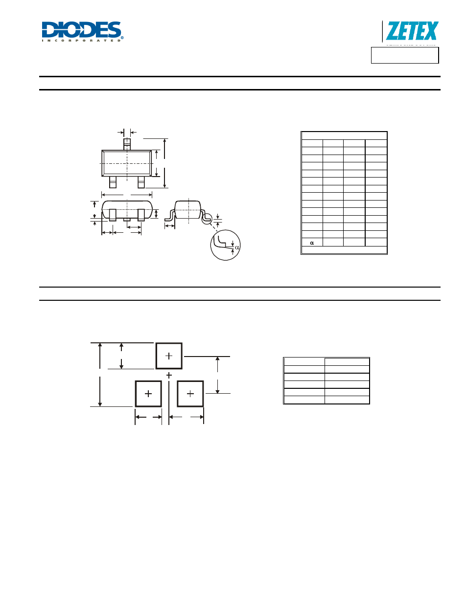Zxtn2040f, Package outline dimensions, Suggested pad layout | Diodes ZXTN2040F User Manual | Page 5 / 6
