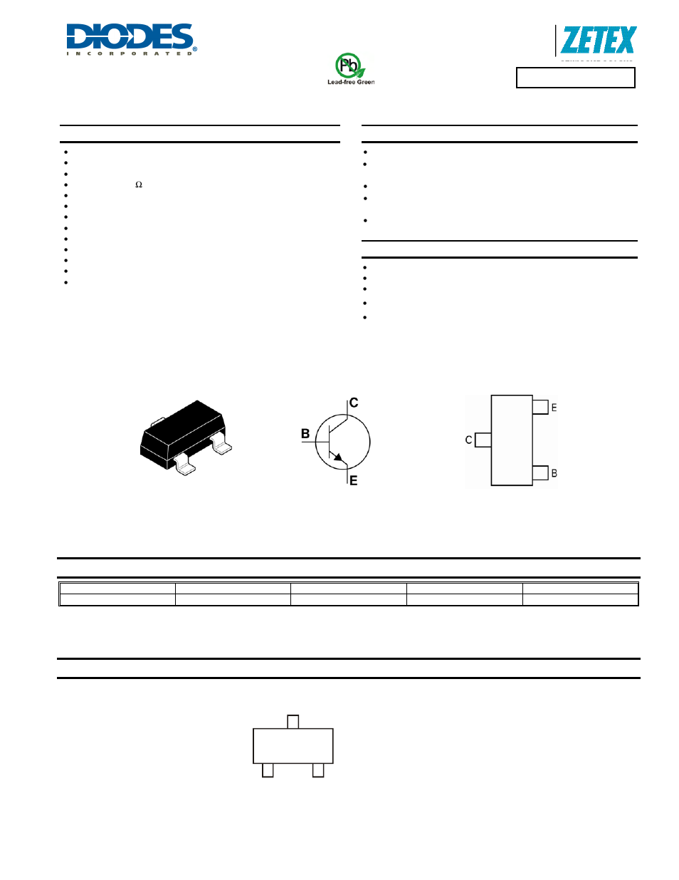 Diodes ZXTN25040DFH User Manual | 7 pages
