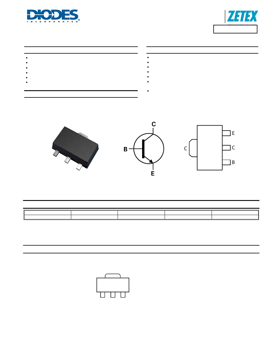 Diodes ZXTN4002Z User Manual | 5 pages