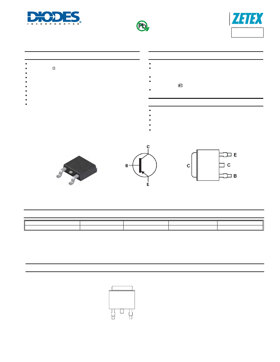 Diodes ZXT951K User Manual | 7 pages