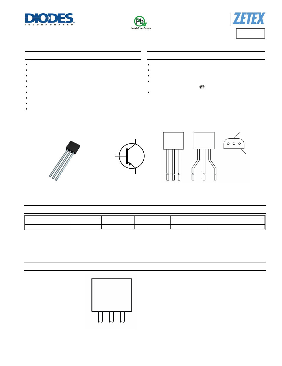 Diodes ZTX758 User Manual | 7 pages