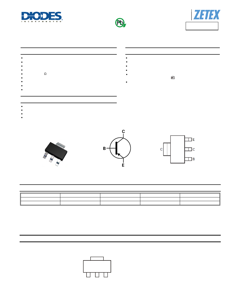 Diodes ZX5T955G User Manual | 7 pages