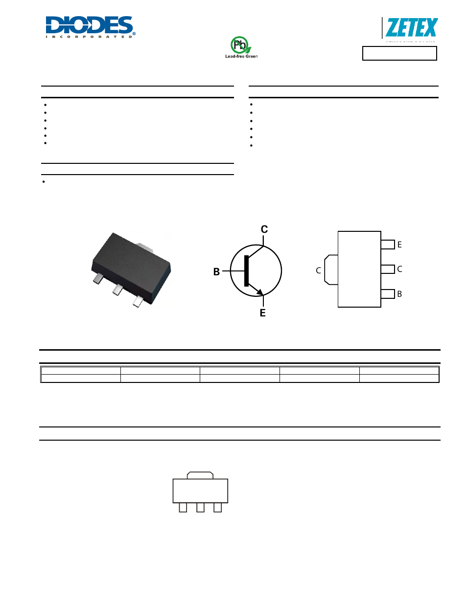 Diodes ZXTN10150DZ User Manual | 7 pages