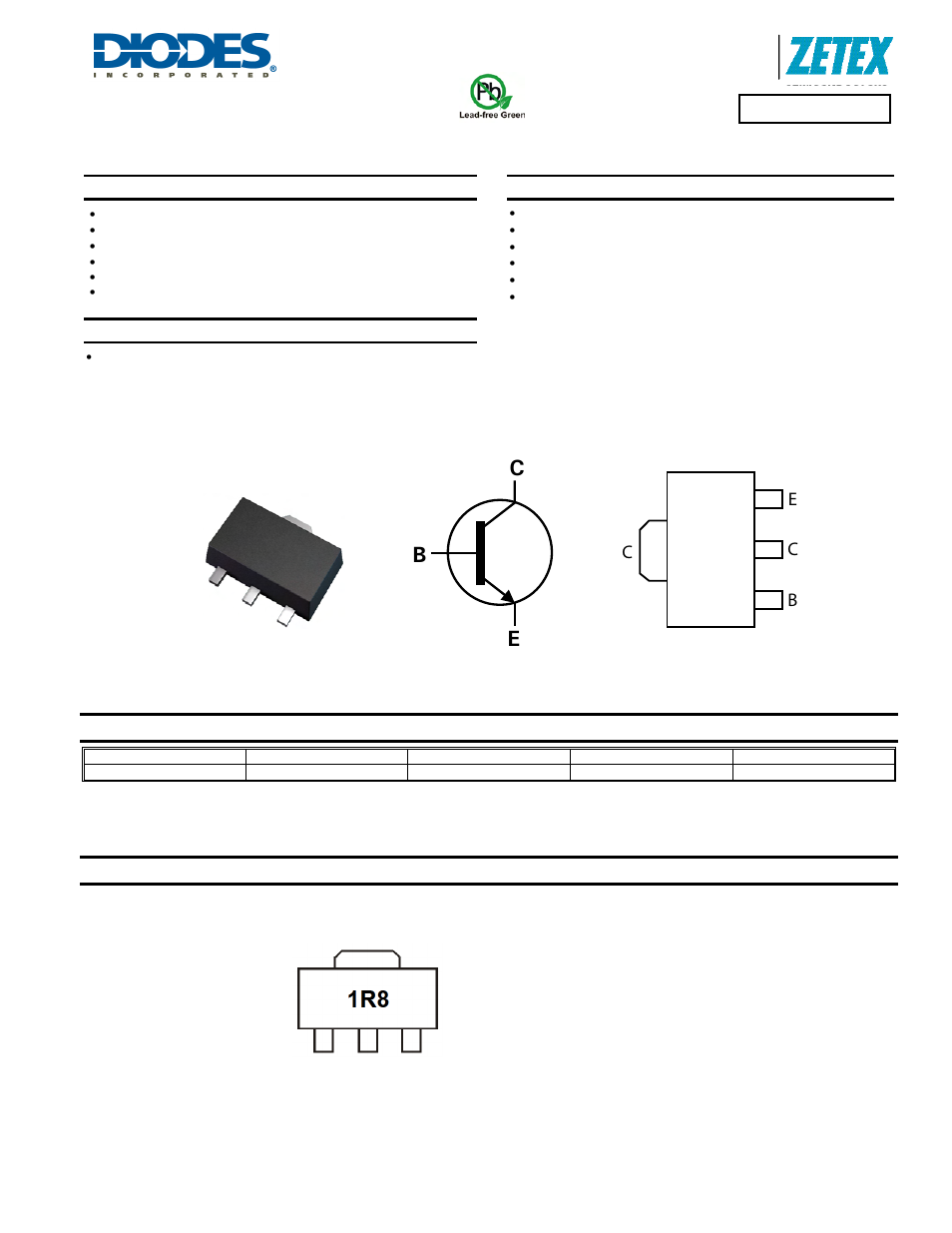 Diodes ZXTN4004Z User Manual | 5 pages