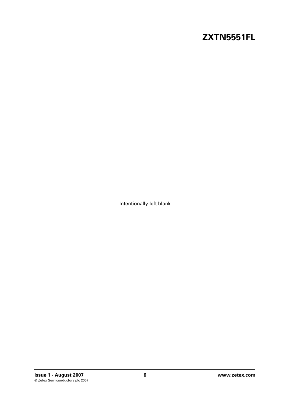 Zxtn5551fl | Diodes ZXTN5551FL User Manual | Page 6 / 8
