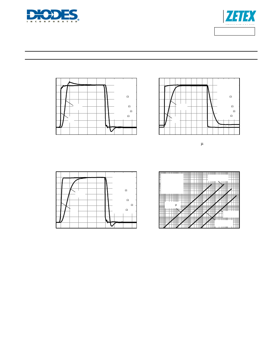 Typical switching characteristics, Switching speed, Supply current | Asymmetric source and sink resistors, Vo lt ag e (v ) time (ns), Su p p ly curre nt (a ) frequency (hz), High load capacitance cl = 100nf time, S) v o lt ag e (v ) | Diodes ZXGD3005E6 User Manual | Page 4 / 8