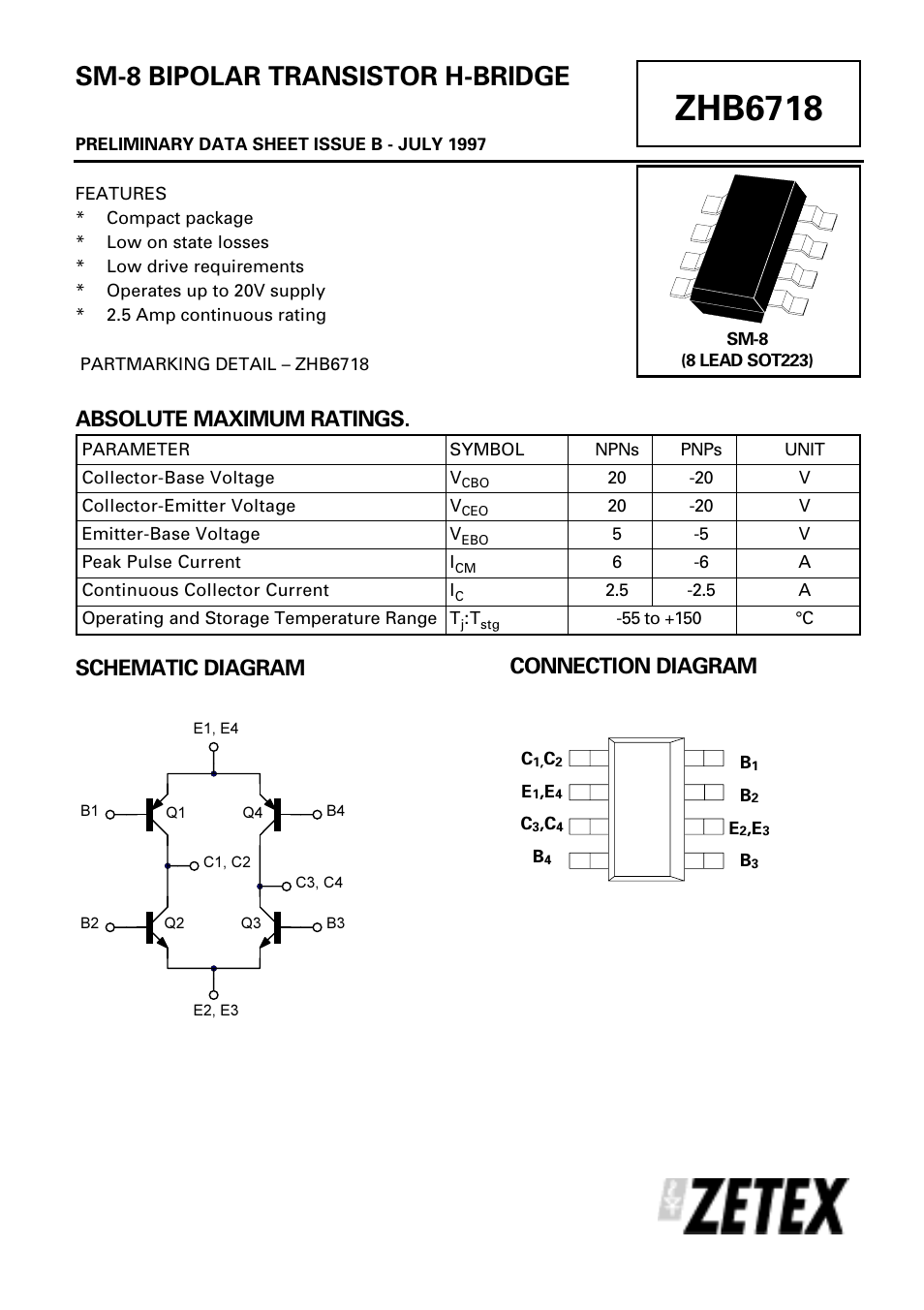 Diodes ZHB6718 User Manual | 8 pages