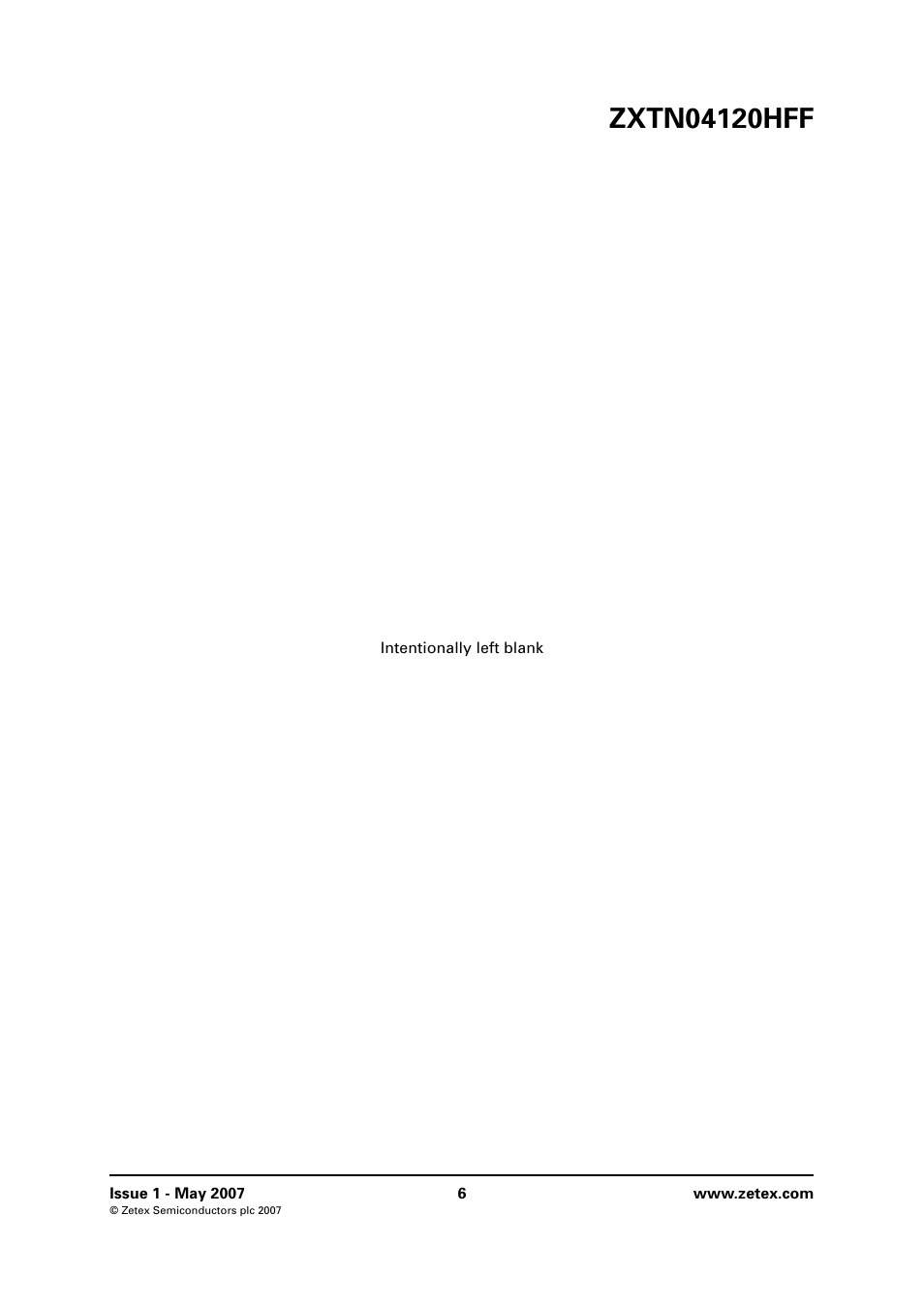 Diodes ZXTN04120HFF User Manual | Page 6 / 8