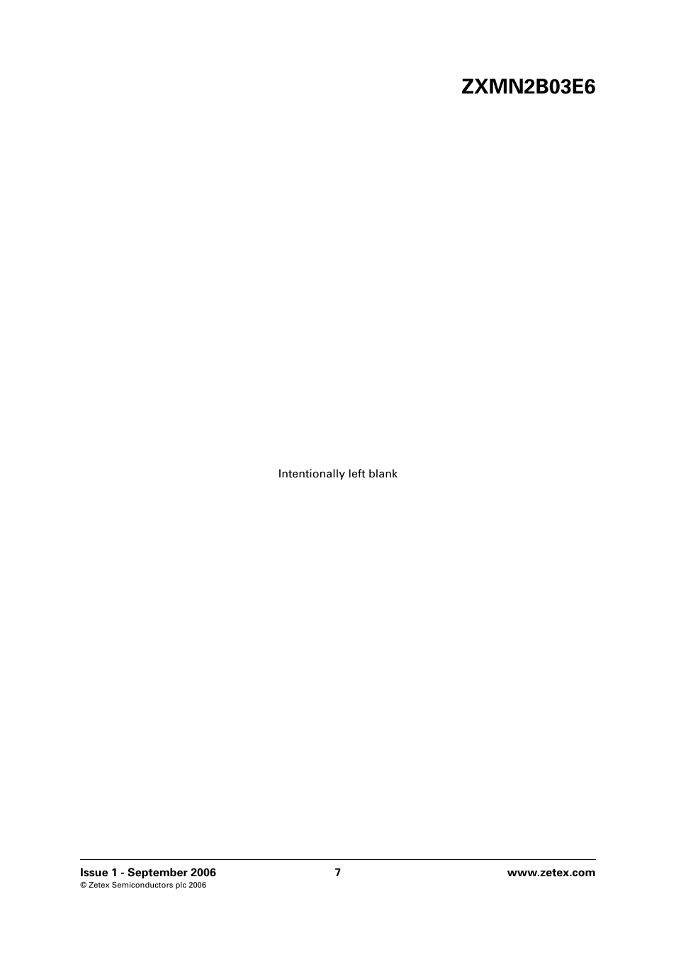 Zxmn2b03e6 | Diodes ZXMN2B03E6 User Manual | Page 7 / 8