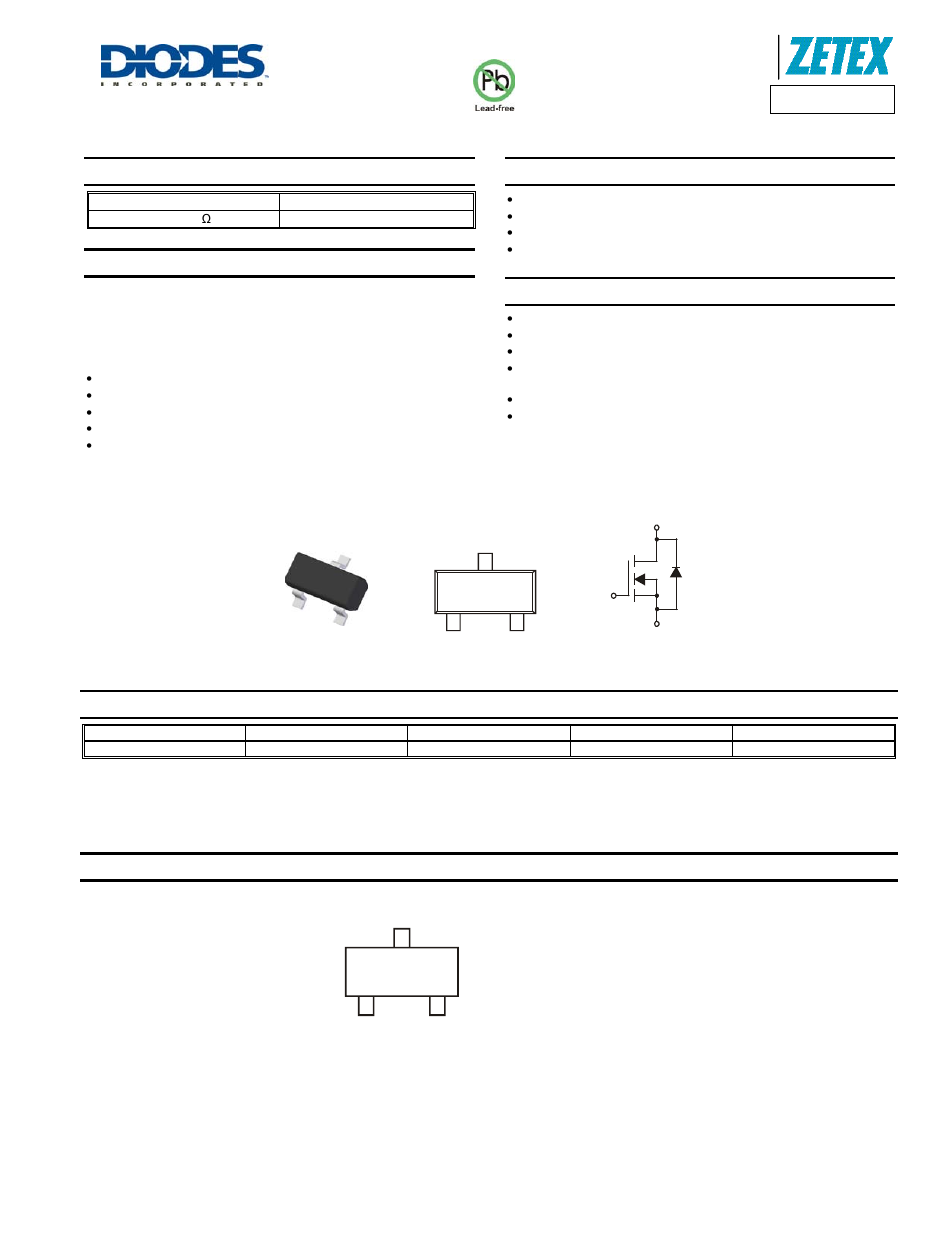 Diodes ZVN3310F User Manual | 5 pages