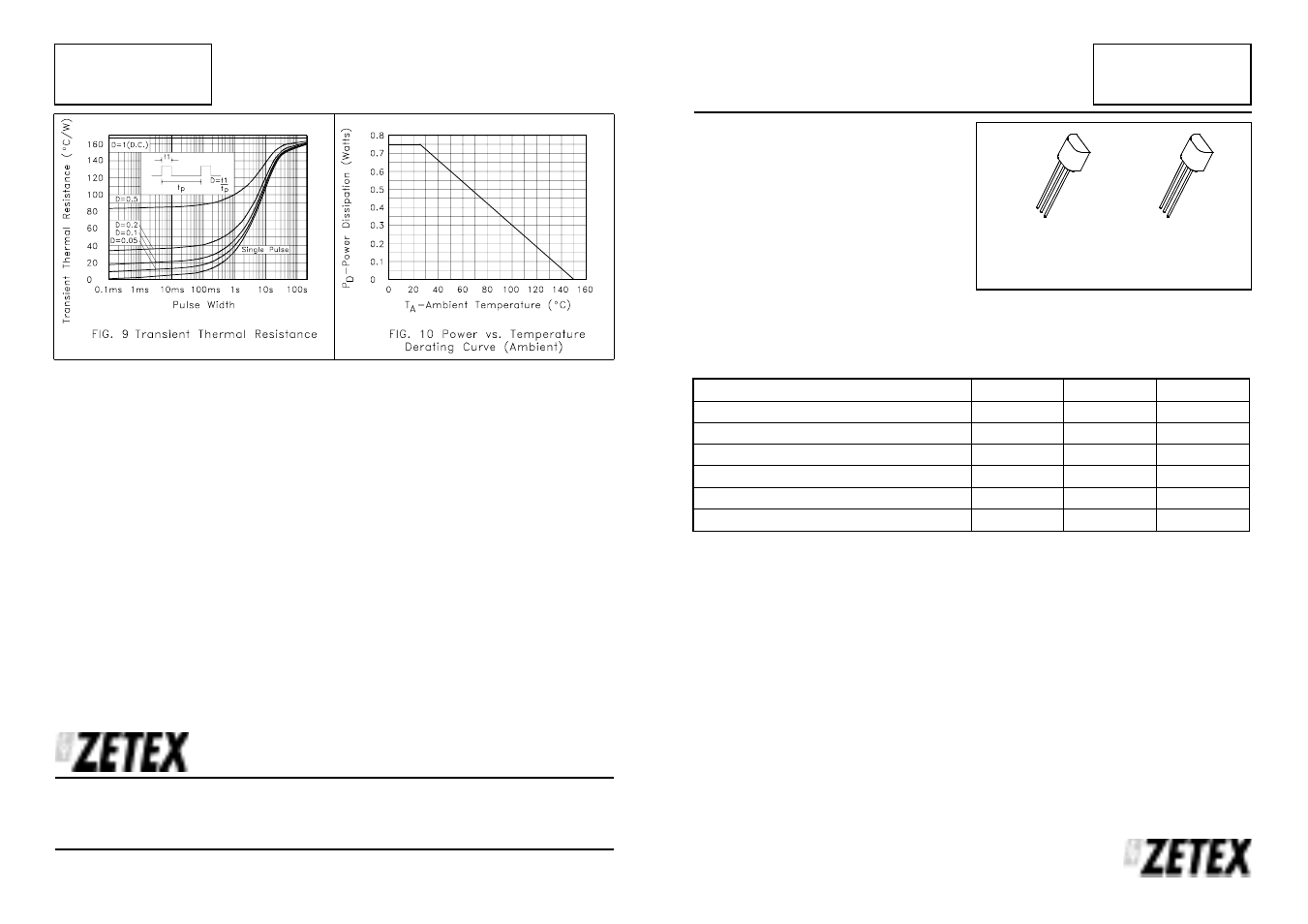 Diodes ZVN4424A/C User Manual | 4 pages