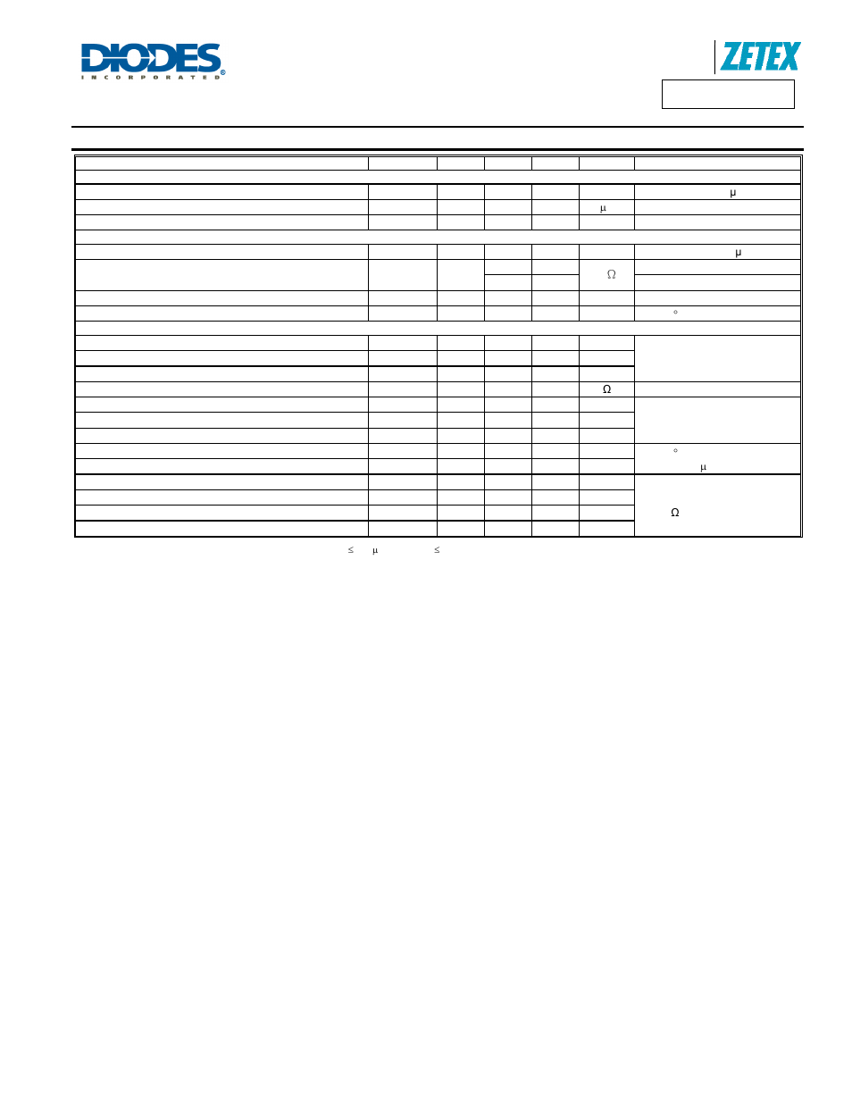 Zxmn10a07z, Electrical characteristics | Diodes ZXMN10A07Z User Manual | Page 3 / 7