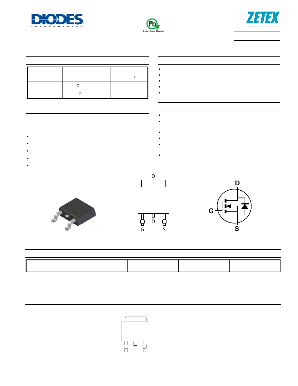 Diodes ZXMN10A09K User Manual | 8 pages