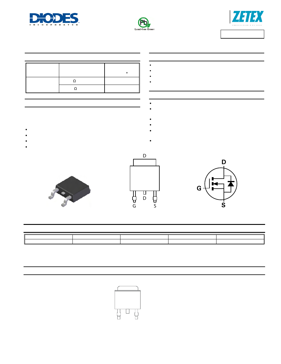 Diodes ZXMN10A11K User Manual | 8 pages