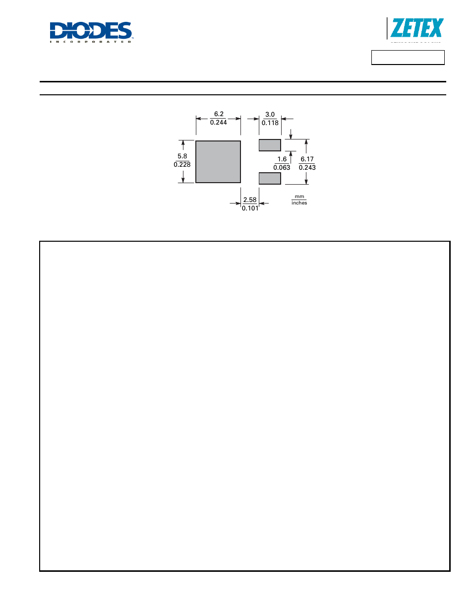 Zxmn10a11k, Suggested pad layout | Diodes ZXMN10A11K User Manual | Page 8 / 8