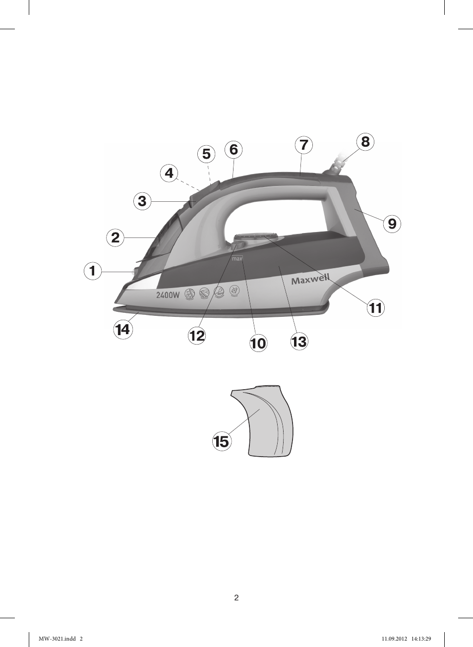 MAXWELL MW-3021 VT User Manual | Page 2 / 44