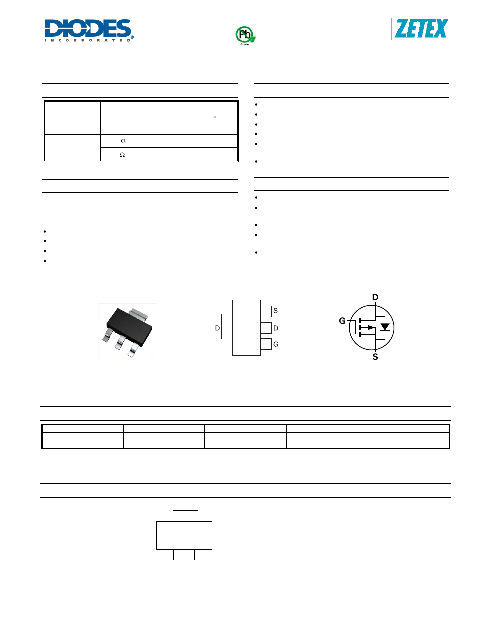 Diodes ZXMP3A16G User Manual | 8 pages