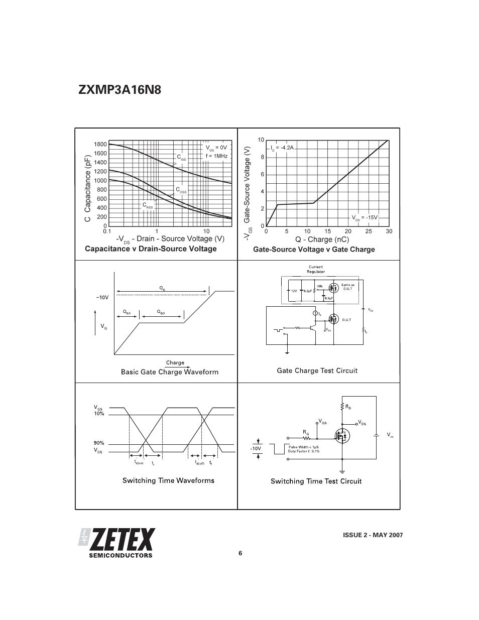 Zxmp3a16n8 | Diodes ZXMP3A16N8 User Manual | Page 6 / 8