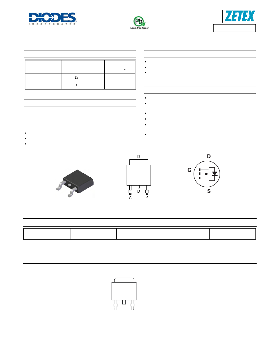 Diodes ZXMP6A17K User Manual | 8 pages