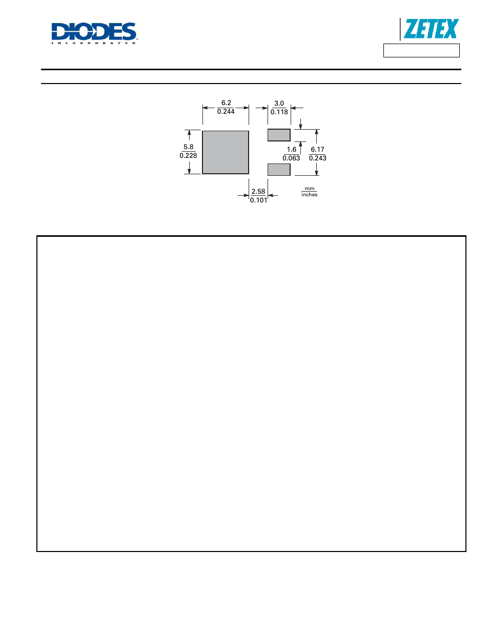 Zxmp6a17k, Suggested pad layout | Diodes ZXMP6A17K User Manual | Page 8 / 8