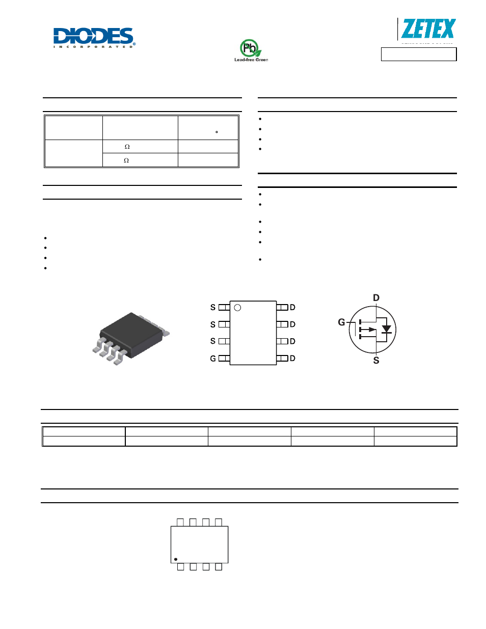 Diodes ZXMP6A17N8 User Manual | 8 pages