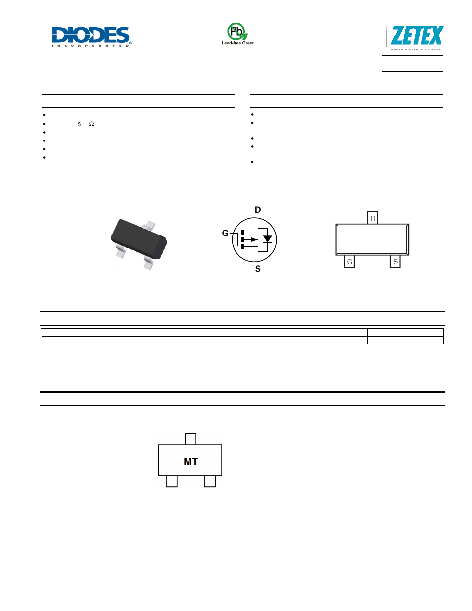 Diodes ZVP1320F User Manual | 8 pages
