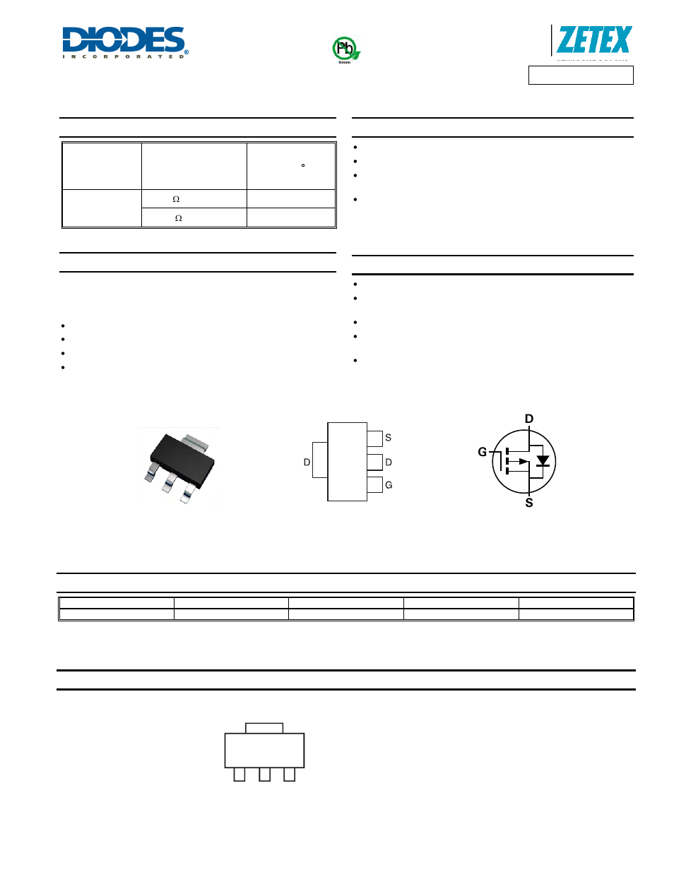 Diodes ZXMP10A18G User Manual | 8 pages