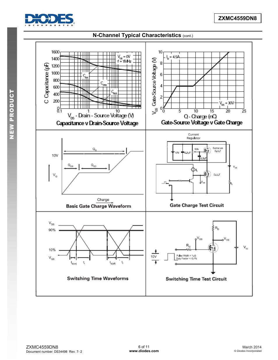 Diodes ZXMC4559DN8 User Manual | Page 6 / 11