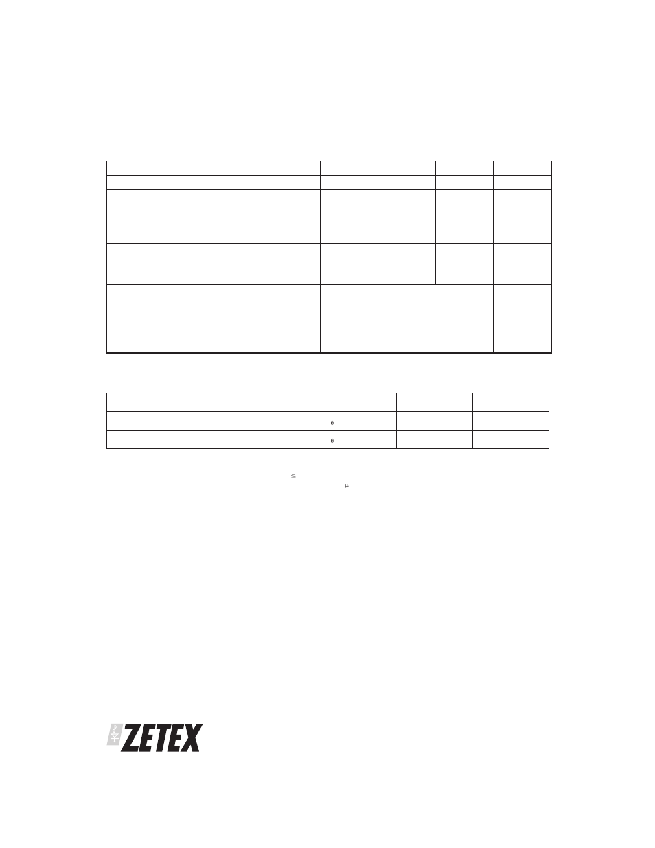 Zxmhc3a01t8, Absolute maximum ratings, Thermal resistance | Diodes ZXMHC3A01T8 User Manual | Page 2 / 10
