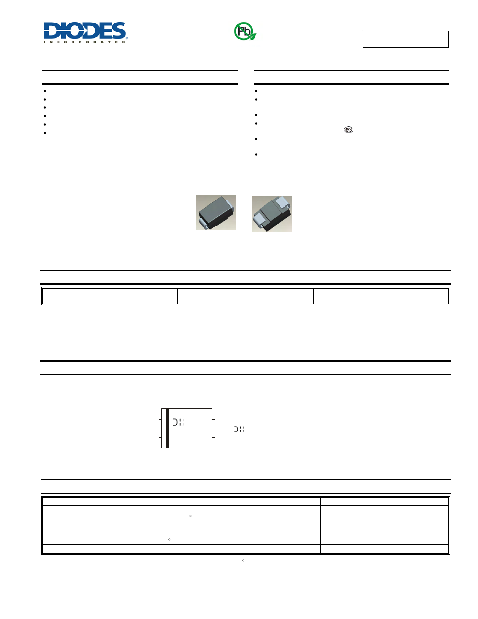 Diodes PSMAJ400(C)A User Manual | 4 pages