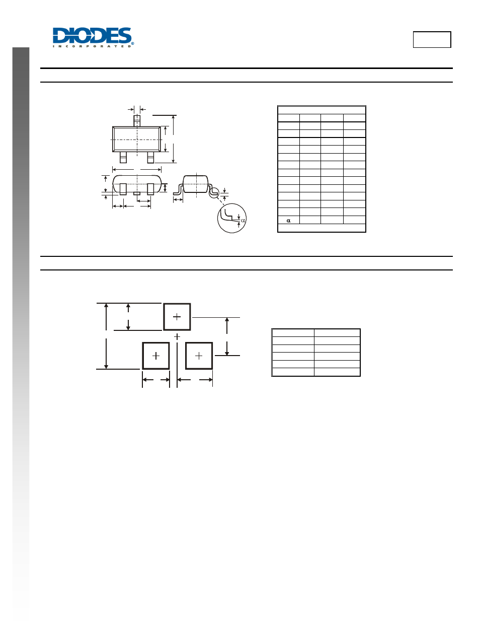 Sm05 new prod uc t, Package outline dimensions, Suggested pad layout | Diodes SM05 User Manual | Page 3 / 4