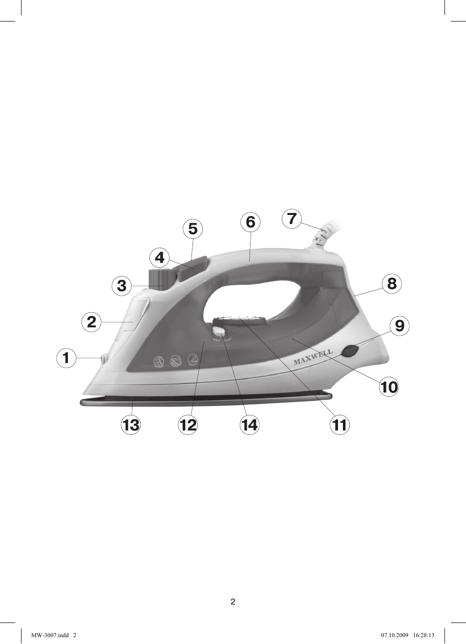MAXWELL MW-3007 B User Manual | Page 2 / 44