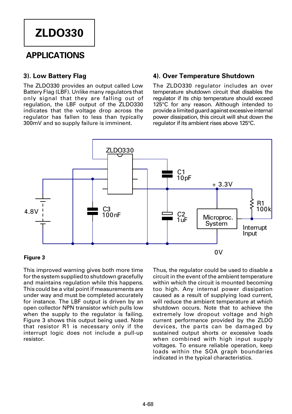 Zldo330, Applications | Diodes ZLDO330 User Manual | Page 7 / 9