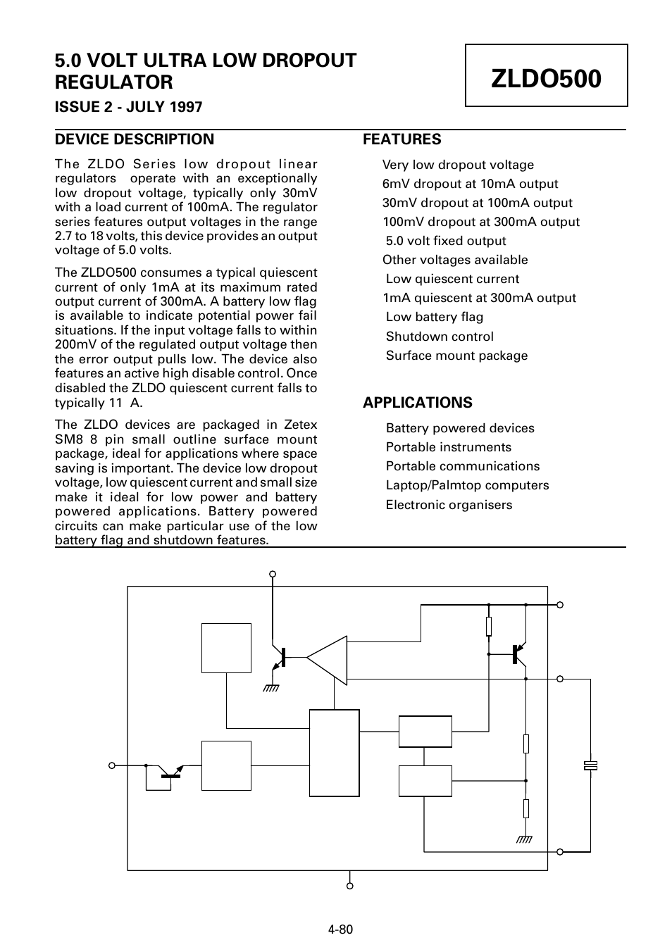 Diodes ZLDO500 User Manual | 9 pages