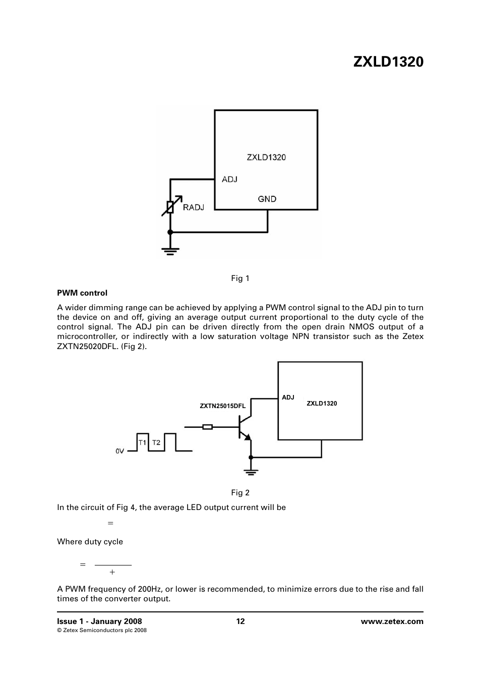 Zxld1320 | Diodes ZXLD1320 User Manual | Page 12 / 18