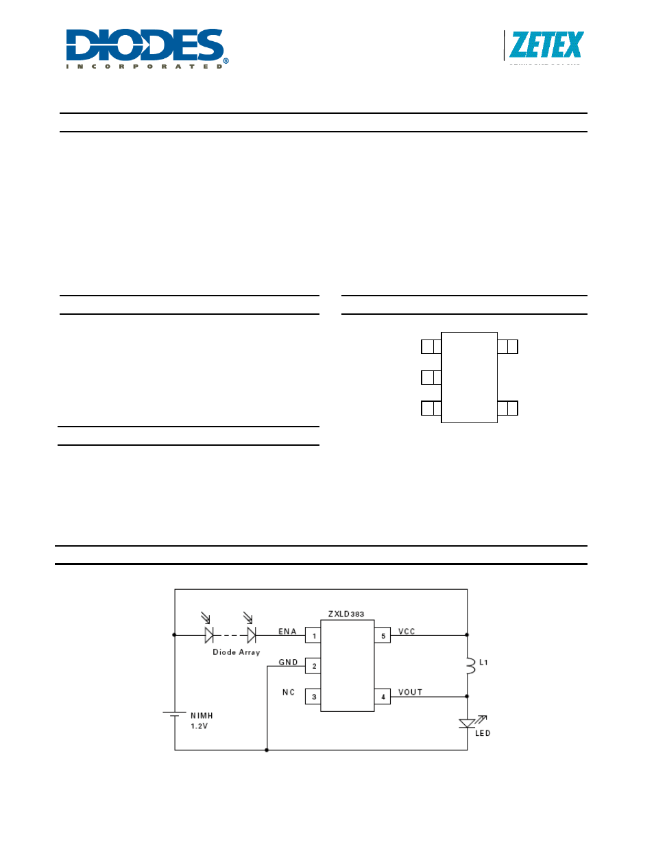 Diodes ZXLD383 User Manual | 10 pages
