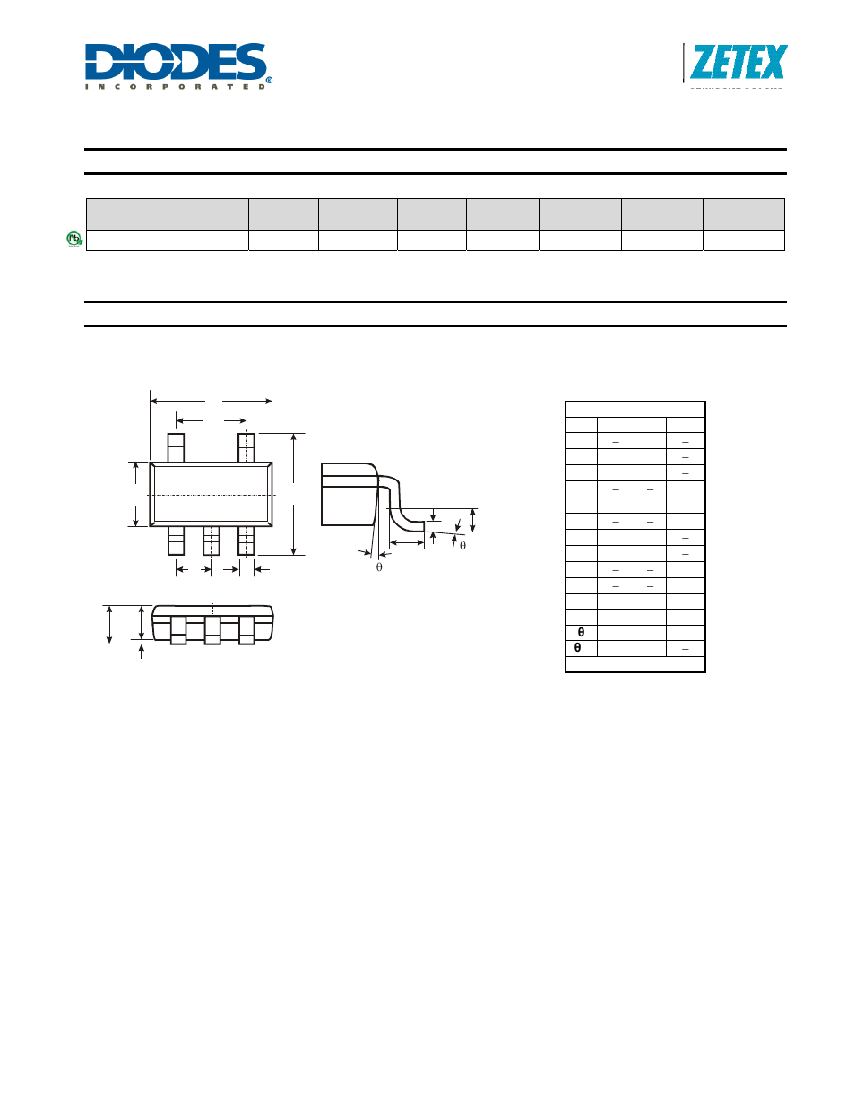 Ordering information, Package outline dimensions | Diodes ZXLD1350 User Manual | Page 21 / 22