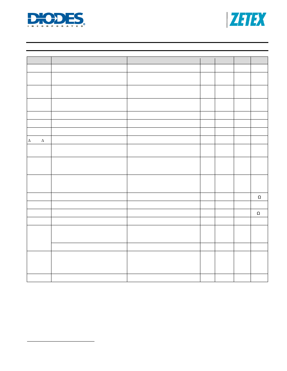 Zxld1352, Electrical characteristics | Diodes ZXLD1352 User Manual | Page 4 / 21