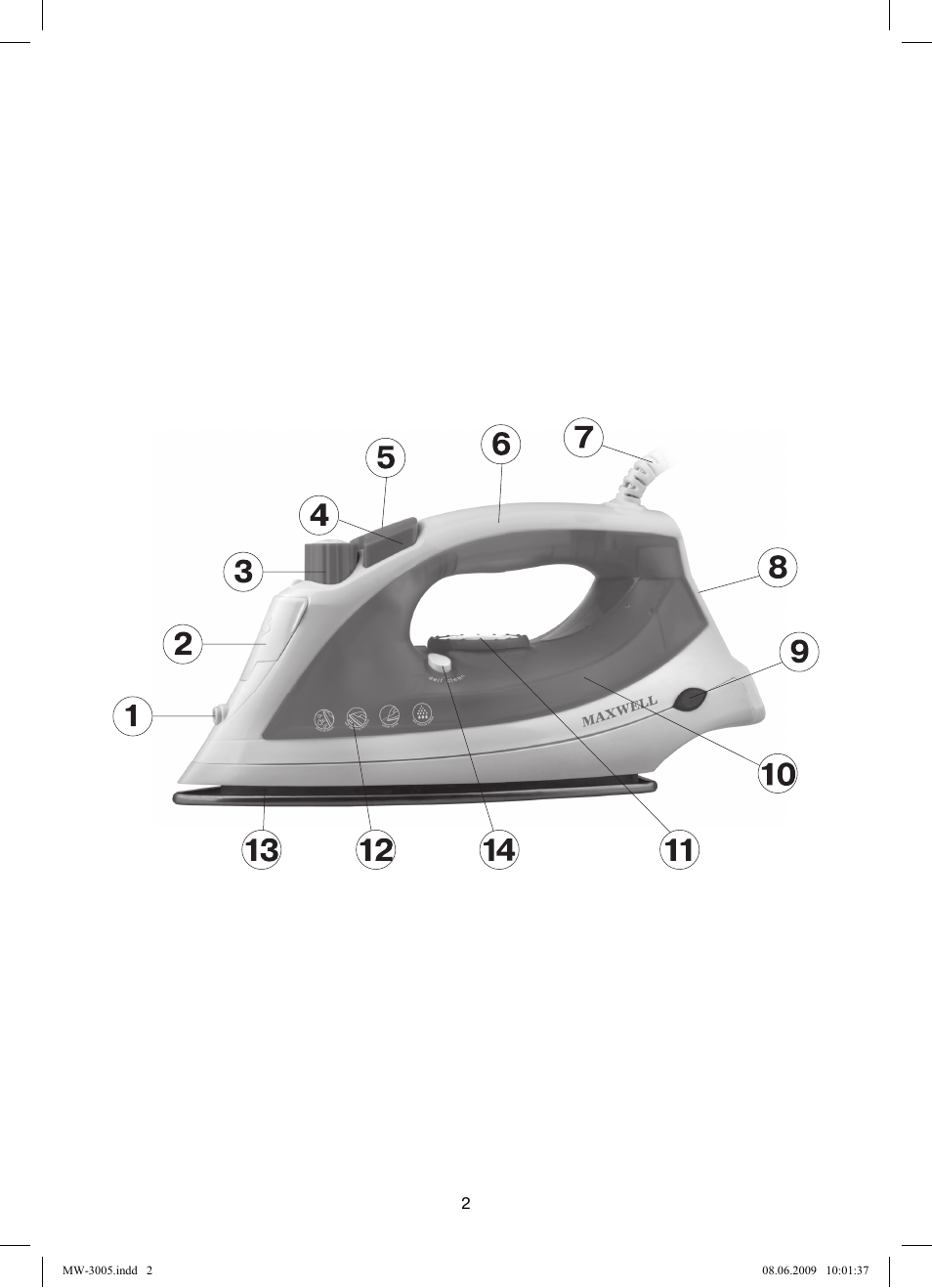 MAXWELL MW-3005 VT User Manual | Page 2 / 44