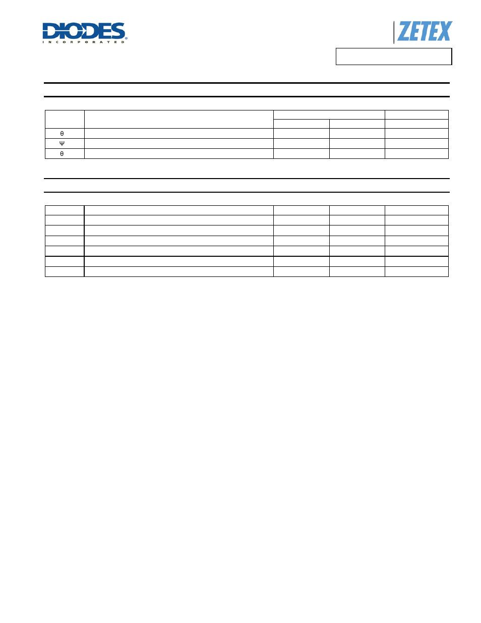 Thermal resistance, Recommended operating conditions | Diodes ZXLD1356/ ZXLD1356Q User Manual | Page 4 / 29